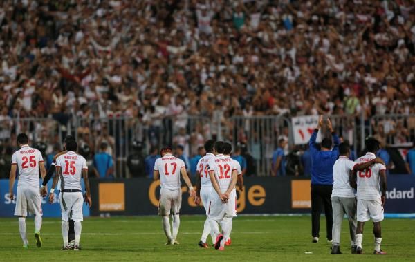 صورة أرشيفية للاعبي الزمالك