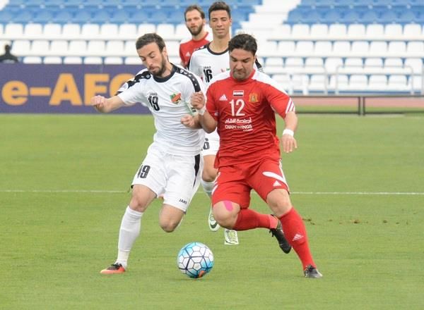 من لقاء الجيش والأهلي ذهابا