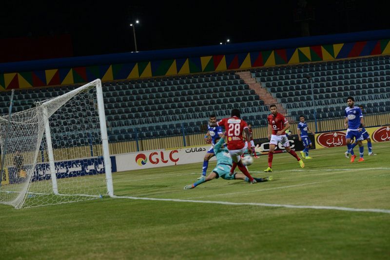 جانب من لقاء الأهلي وأسوان 