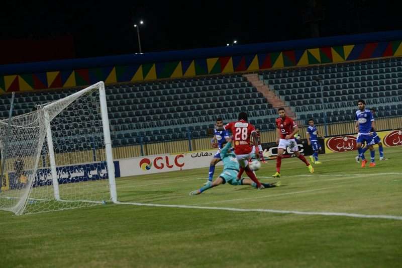 جانب من لقاء الأهلي وأسوان 