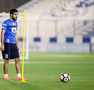 جانب من تدريبات الهلال