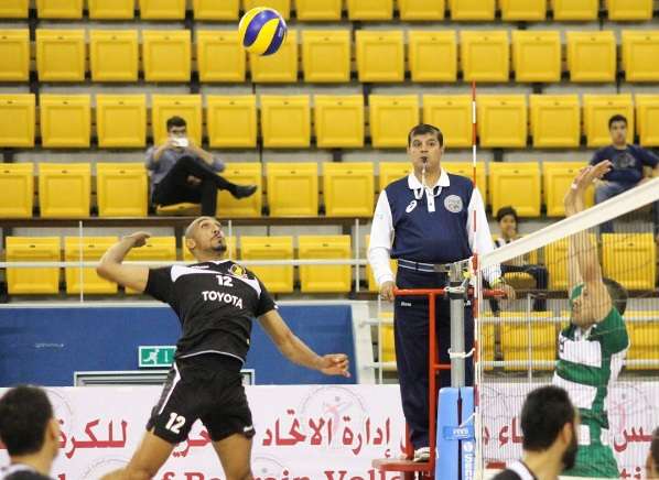 لقطة من مباراة الأهلي مع اتحاد الريف