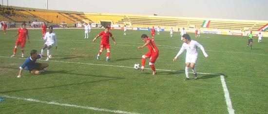 الأفغاني محمد صديق يسجل هدف الشرف لفريقه ضد السعودية