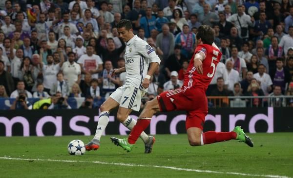 من لقاء ريال مدريد وبايرن ميونيخ