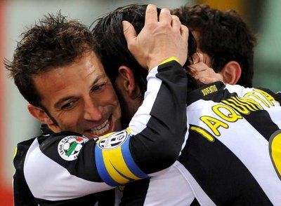 ديل بييرو و ياكوينتا الغائبان عن صفوف اليوفي بسبب الإصابة