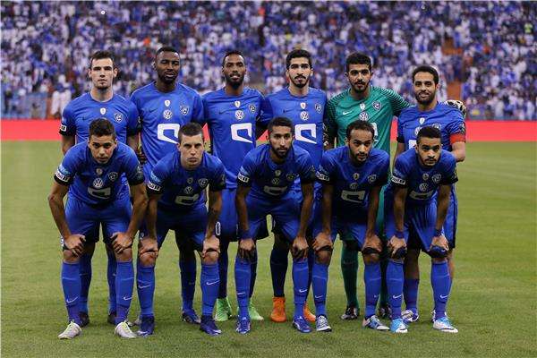لاعبو فريق الهلال السعودي