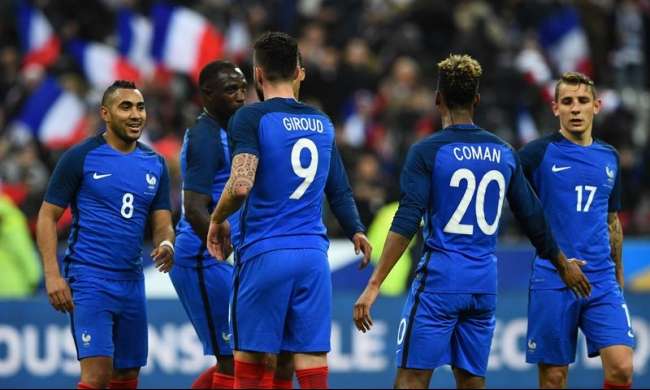 لاعبو منتخب فرنسا