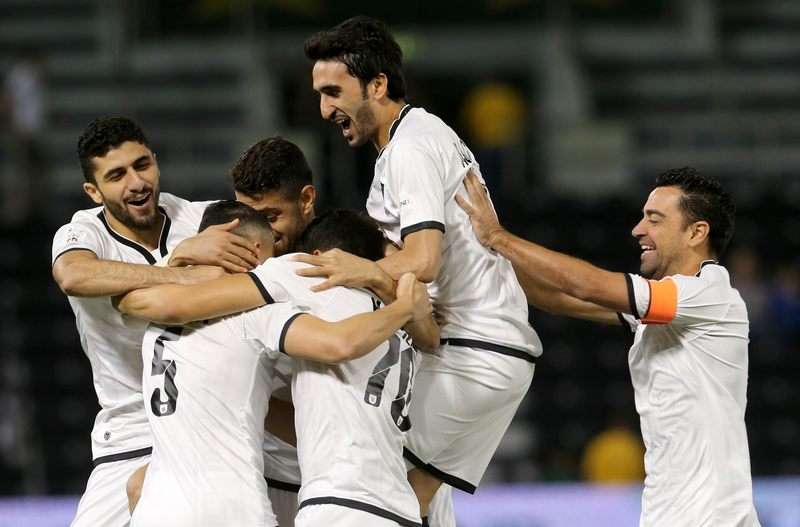 الهيدوس مع لاعبي السد