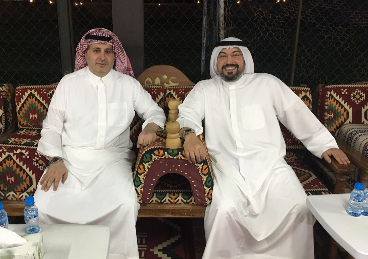 الشيخ طلال مع الأمير تركي