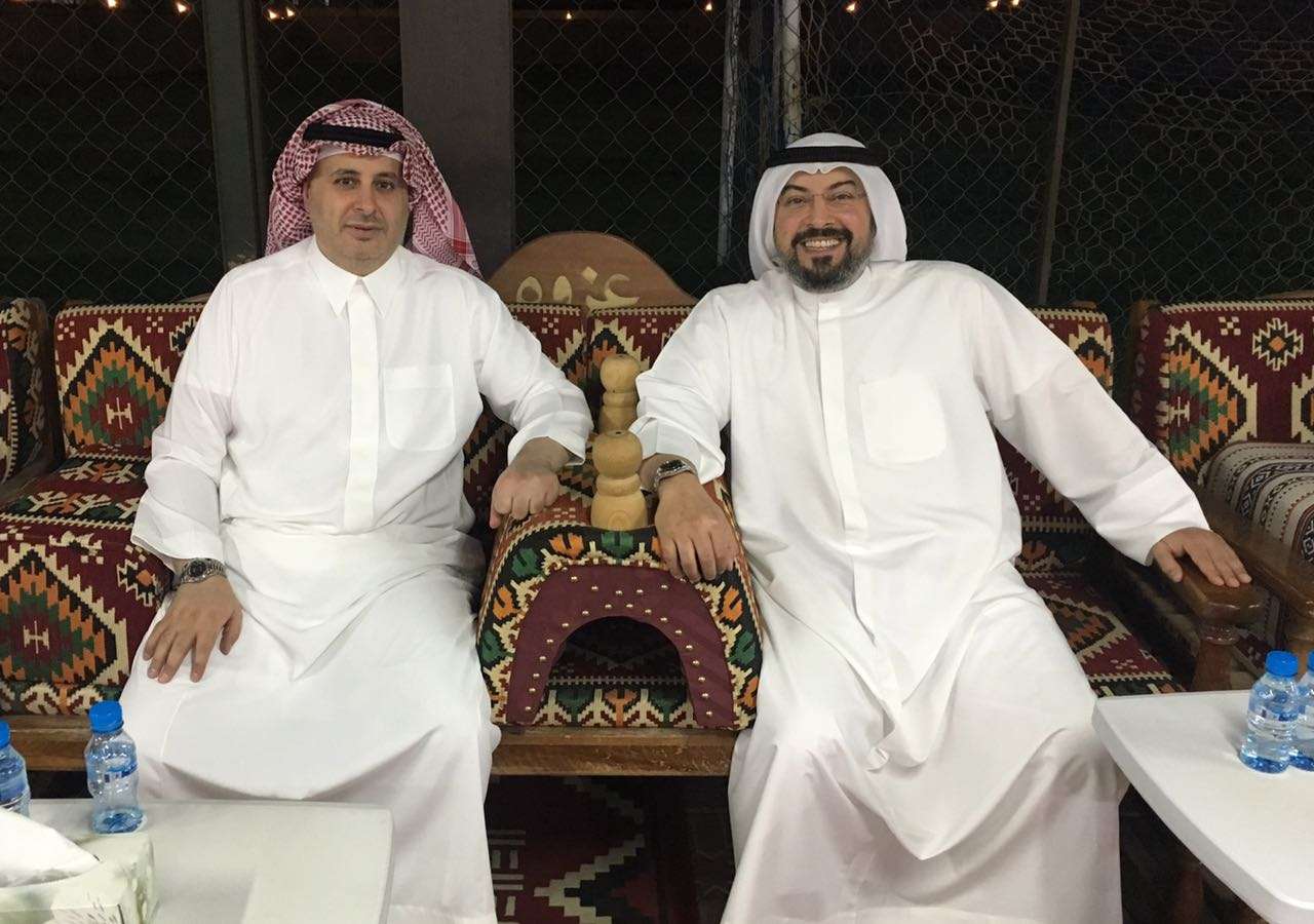 الشيخ طلال مع الأمير تركي