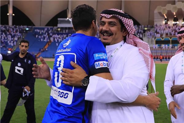 فرحة لاعبي الهلال بالتتويج