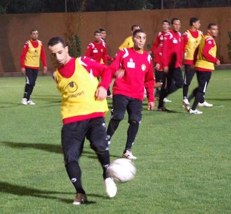 جانب من تدريبات المنتخب الاردني مساء اليوم