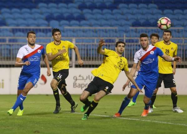جانب من مباراة الأهلي مع المنامة