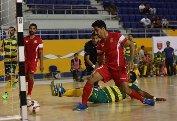 لقطة من مباراة المحرق مع المالكية