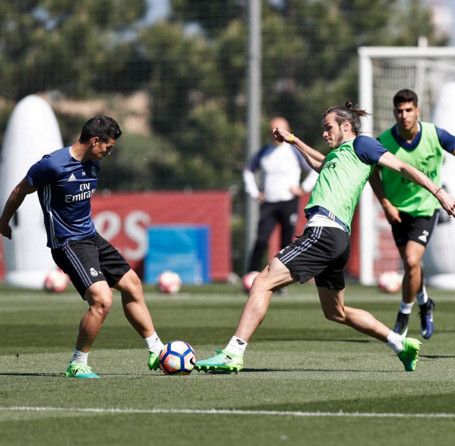جاريث بيل في تدريبات ريال مدريد
