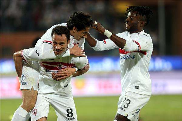 صورة أرشيفية للاعبي الزمالك