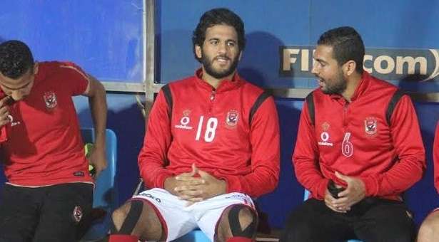 مروان محسن على دكة الأهلي