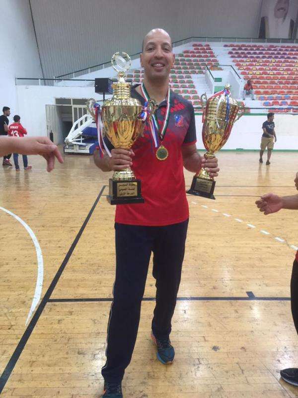 خالد بلعيد وفرحة التتويج بكأس السوبر الكويتي