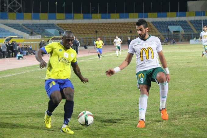 من مواجهة سابقة بين المصري والإسماعيلي