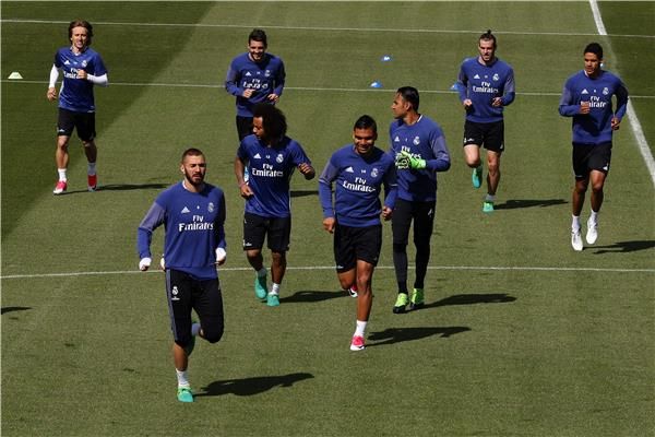 تدريبات ريال مدريد -أرشيفية-