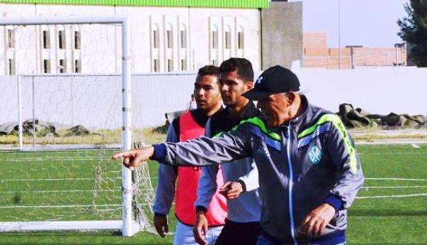 خميس العبيدي في تدريبات اليوم