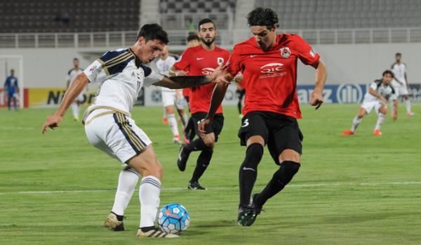 من مباراة الريان والوحدة