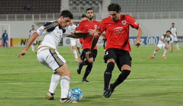 من مباراة الريان والوحدة