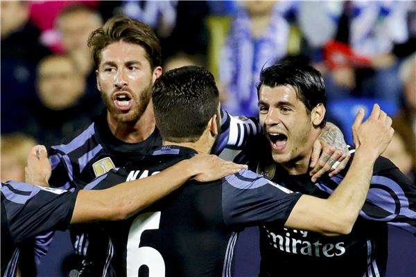 موراتا مع فريقه ريال مدريد