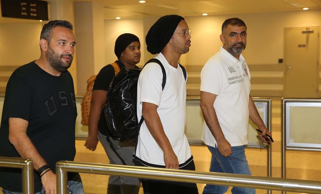 رونالدينيو في بيروت