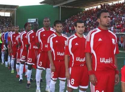 فريق الأهلي ببنغازي . عدسة محمد العرفي 