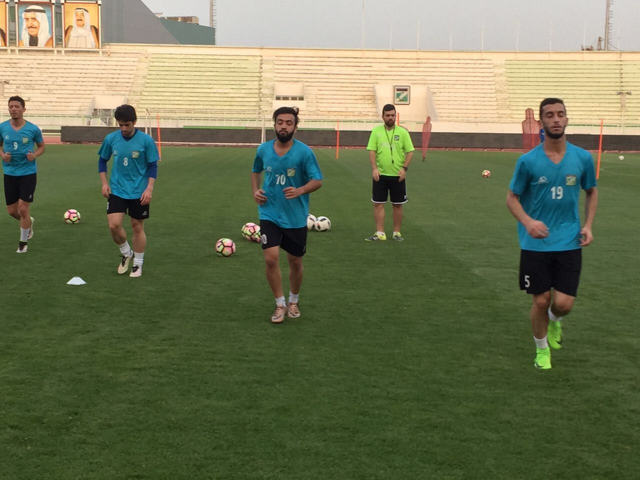 جانب من التدريبات