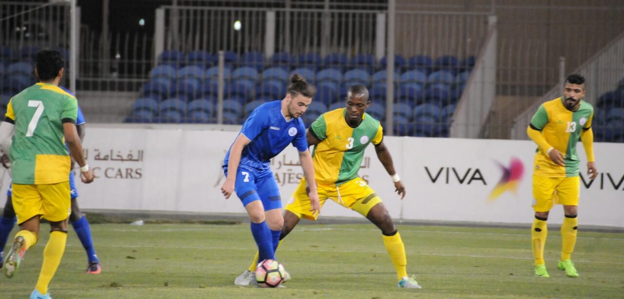 لقطة من مباراة المالكية مع المنامة في الجولة الماضية