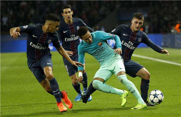فيراتي أمام برشلونة