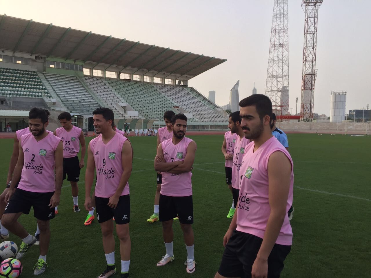 جانب من التدريبات