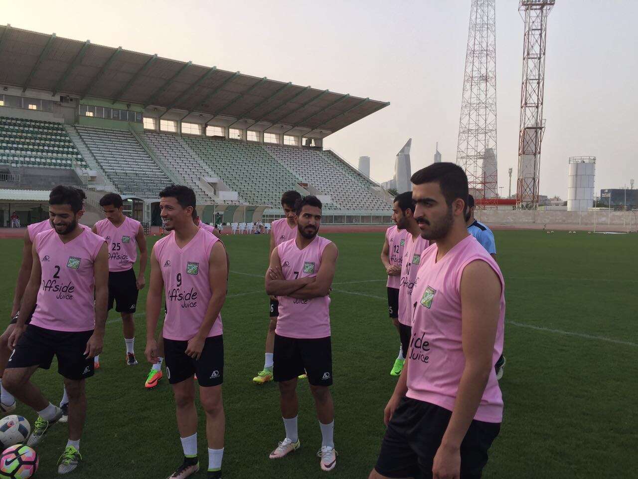 جانب من التدريبات