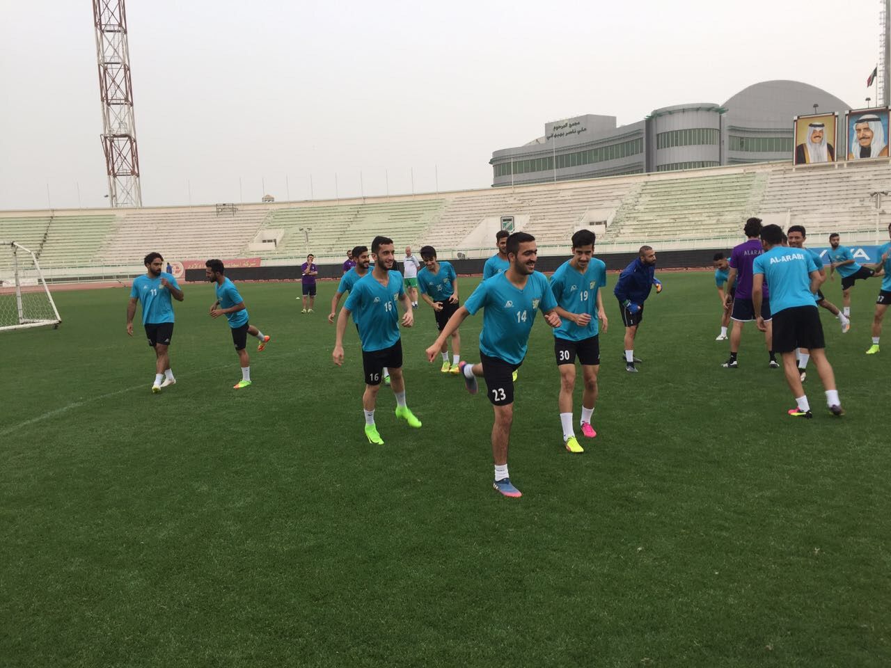 جانب من تدريبات العربي 