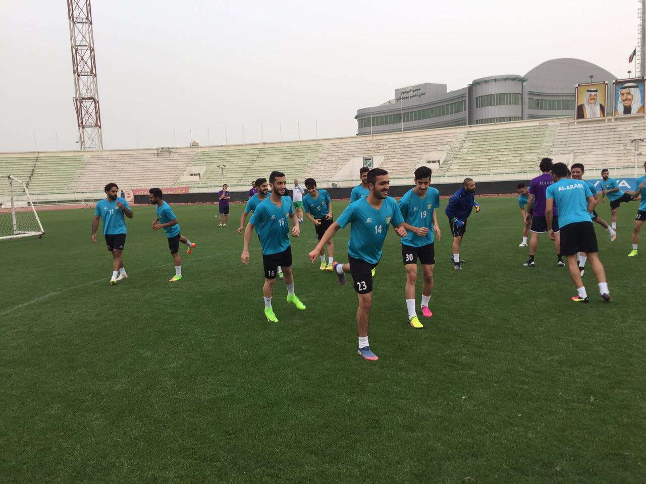 جانب من تدريبات العربي