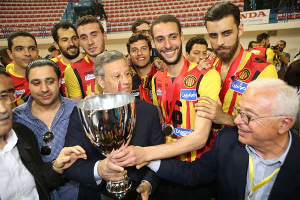 جانب من تتويج الترجي بالكأس