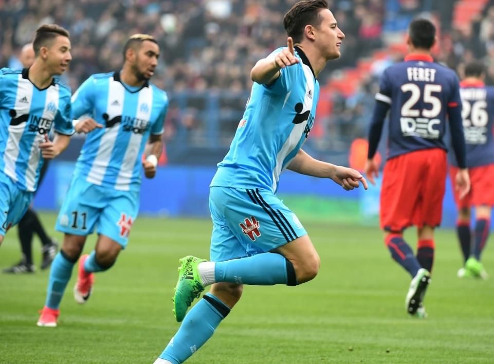 فرحة لاعبي مارسيليا