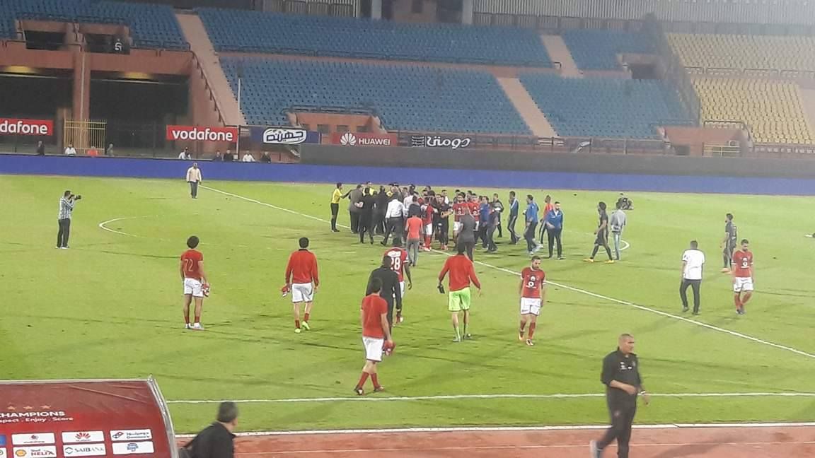 بعد نهاية مباراة الأهلي والإنتاج الحربي