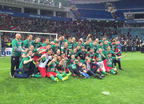 فرحة لاعبو لوكوموتيف موسكو