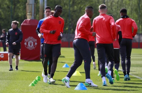 جانب من تدريبات مانشستر يونايتد