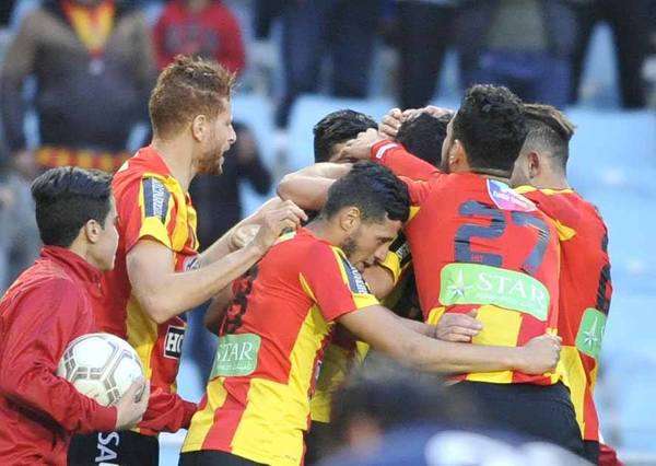 لاعبو الترجي في مباراة سابقة