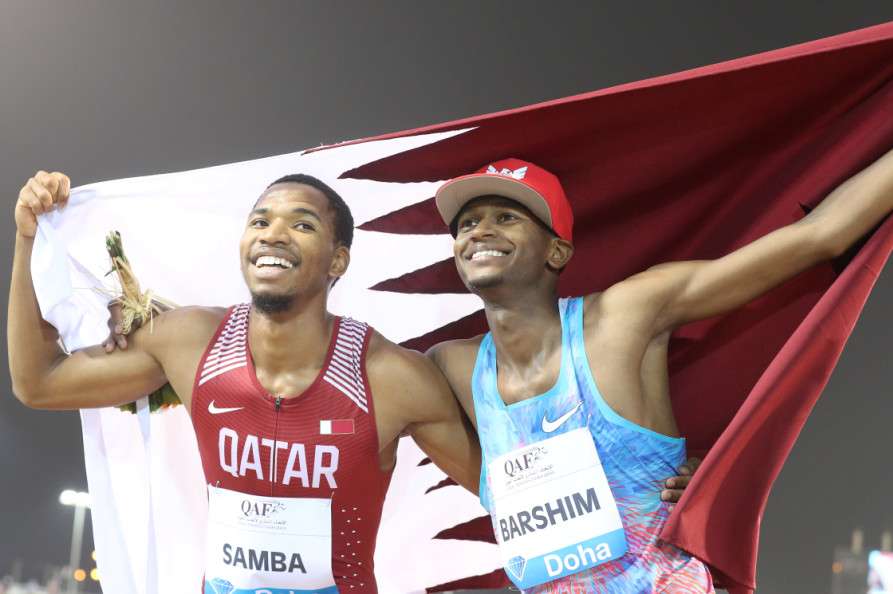 سامبا وبرشم يحتفلان بالمركز الأول