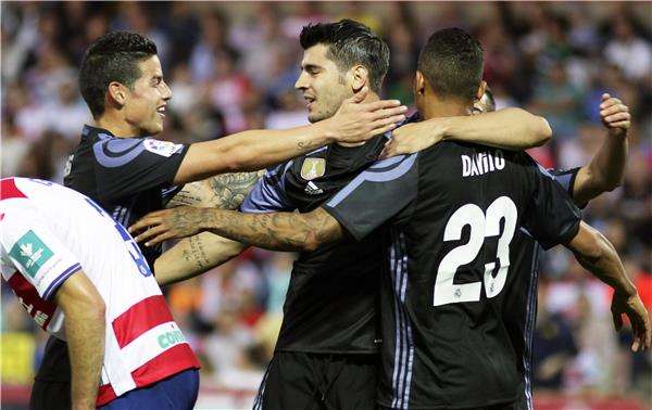 جانب من المباراة