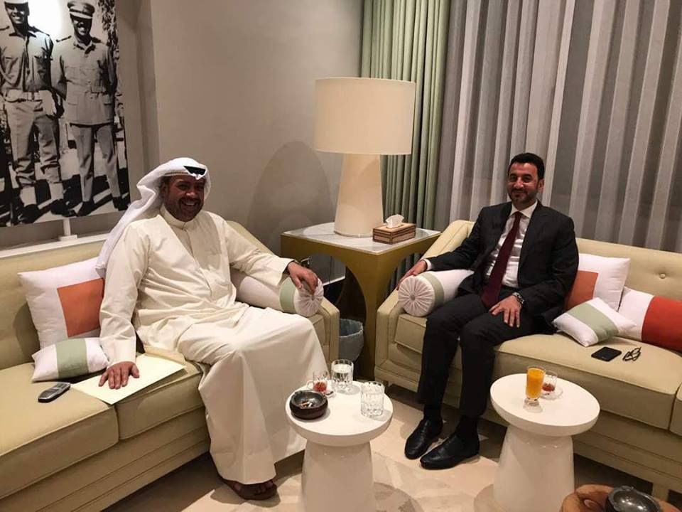 عبطان مع الشيخ الفهد