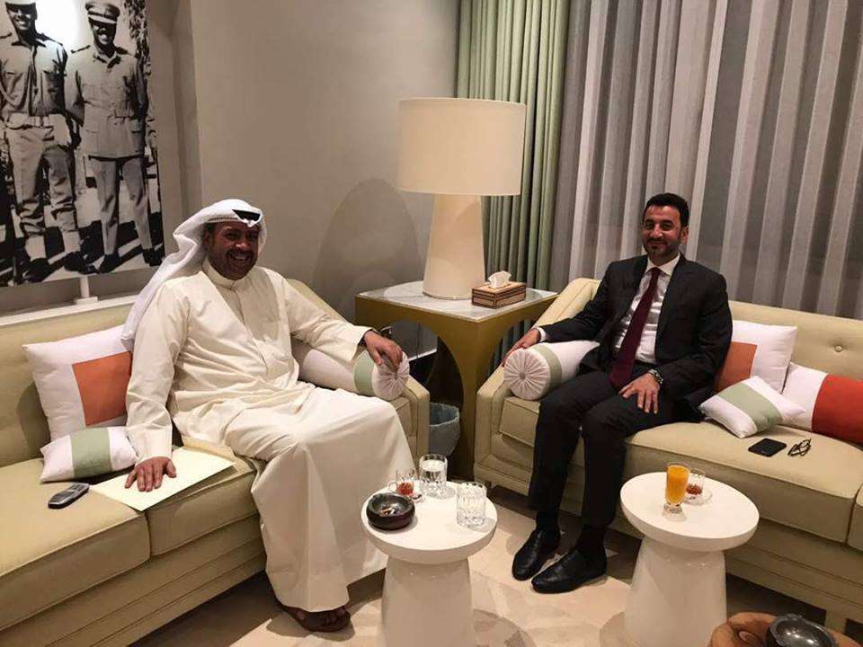 عبطان مع الشيخ الفهد