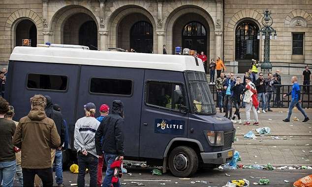 جانب من الإشتباكات 