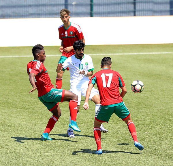 جانب من المباراة