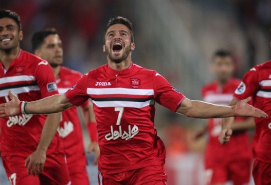 فرحة لاعبي بيرسيبوليس